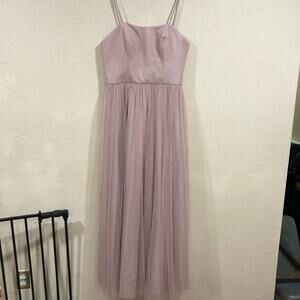 WToo by Watters 448 blush pink bobbinet tulle dress